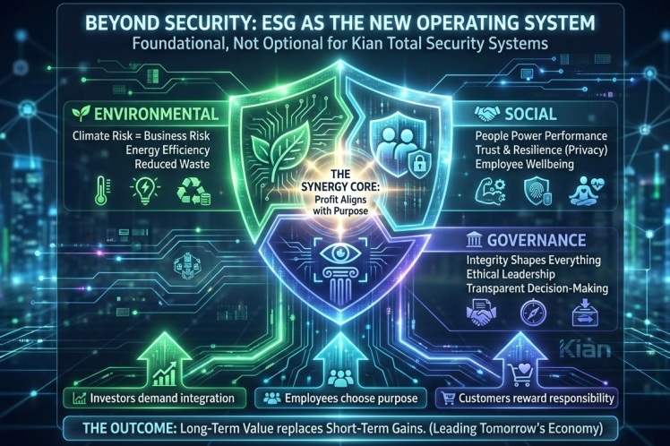 فراتر از امنیت؛ چرا سیستم‌های حفاظتی کیان بر مدار ESG می‌چرخد؟